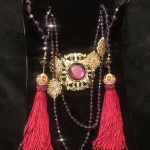 NIB 3Pc. Heidi Daus Medallion Necklace Set